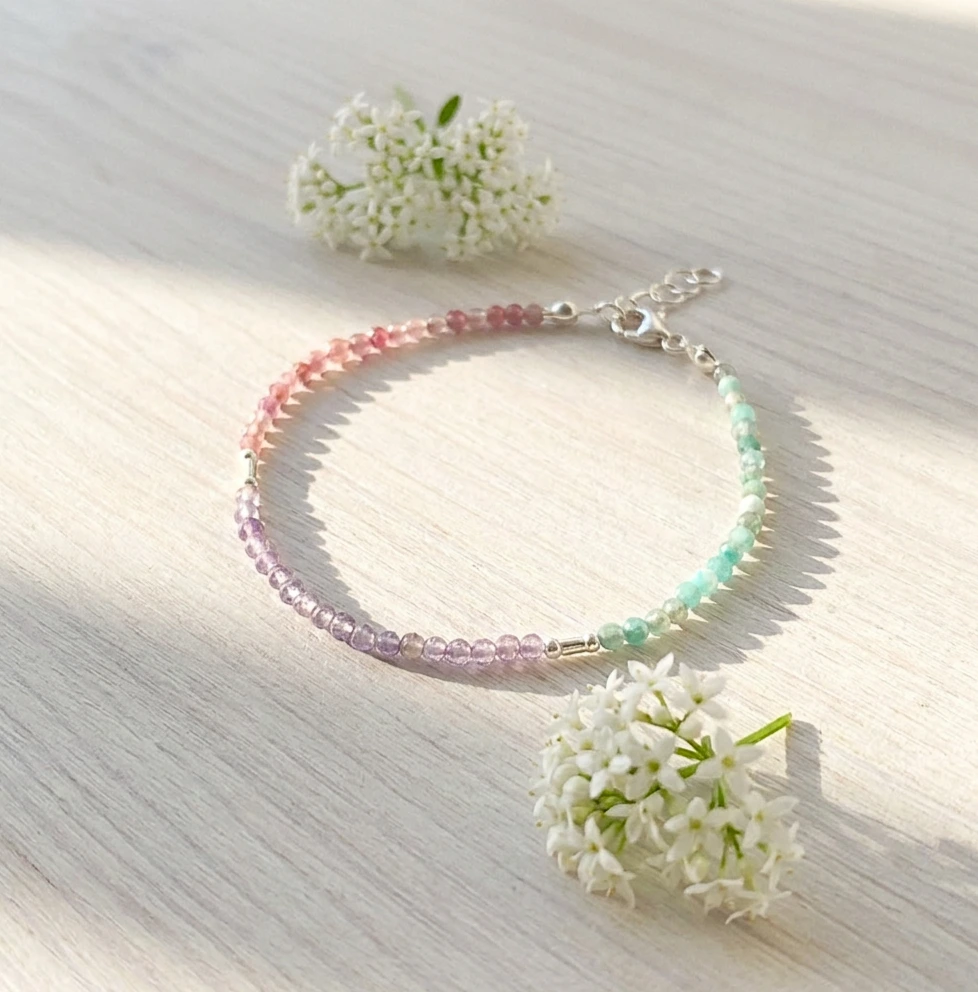 Pulsera artesanal en plata 950