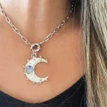 Colgante de plata 950 - luna