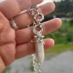 Colgante Luna de Agua – Orfebrería Artesanal Plata 950 | Pilar Segura Orfebre Chile