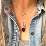 Collar con piedra natural
